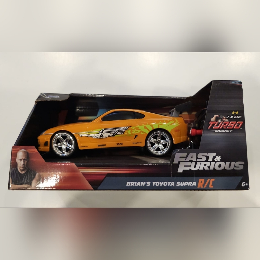 JADA FAST & FURIOUS BRIAN'S TOYOTA SUPRA RC TURBO BOOST 2.5 GHz